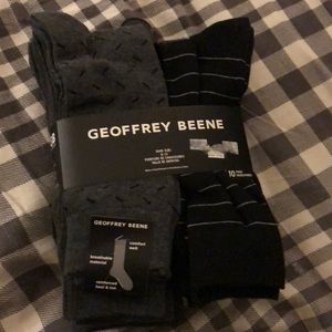 10 pack of GEOFFREY BEENE socks NWT